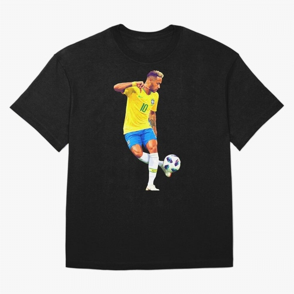 Neymar Oversized T-Shirt Celebrate Supporters United by the FIFA World Cup 2026 USA Canada Mexico Journey through CR7 and Messi Highlights, Brazil Pride, Tournament Hype, Historic Matchups, Family Viewing Parties and Global Sports Pride; Ideal for