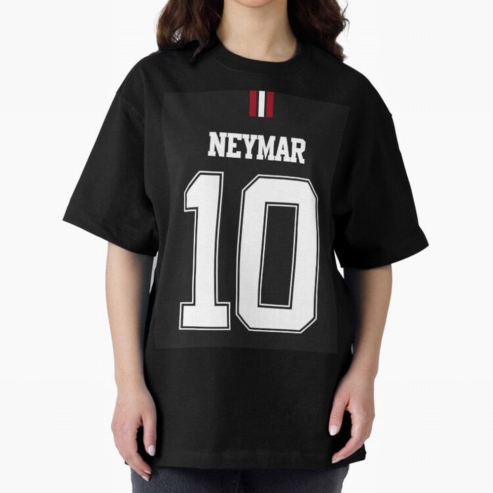 Neymar Oversized T-Shirt Celebrate Football Heritage in the FIFA World Cup 2026 Group Stage Journey through Mbappe and Neymar Highlights, Spain Pride, Football Festival Excitement, Trophy Ambitions, Country Rivalries and Star Player Buzz; Ideal for