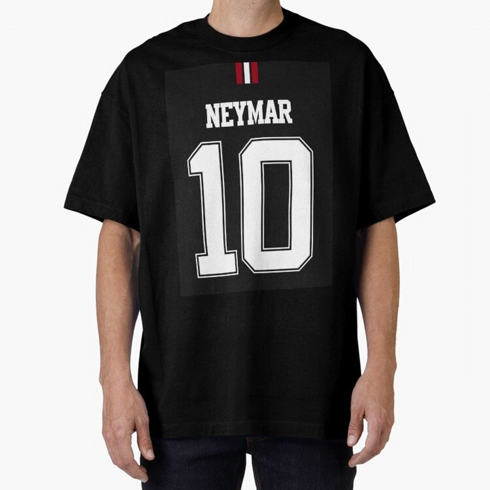 Neymar Oversized T-Shirt Celebrate Football Heritage in the FIFA World Cup 2026 Group Stage Journey through Mbappe and Neymar Highlights, Spain Pride, Football Festival Excitement, Trophy Ambitions, Country Rivalries and Star Player Buzz; Ideal for