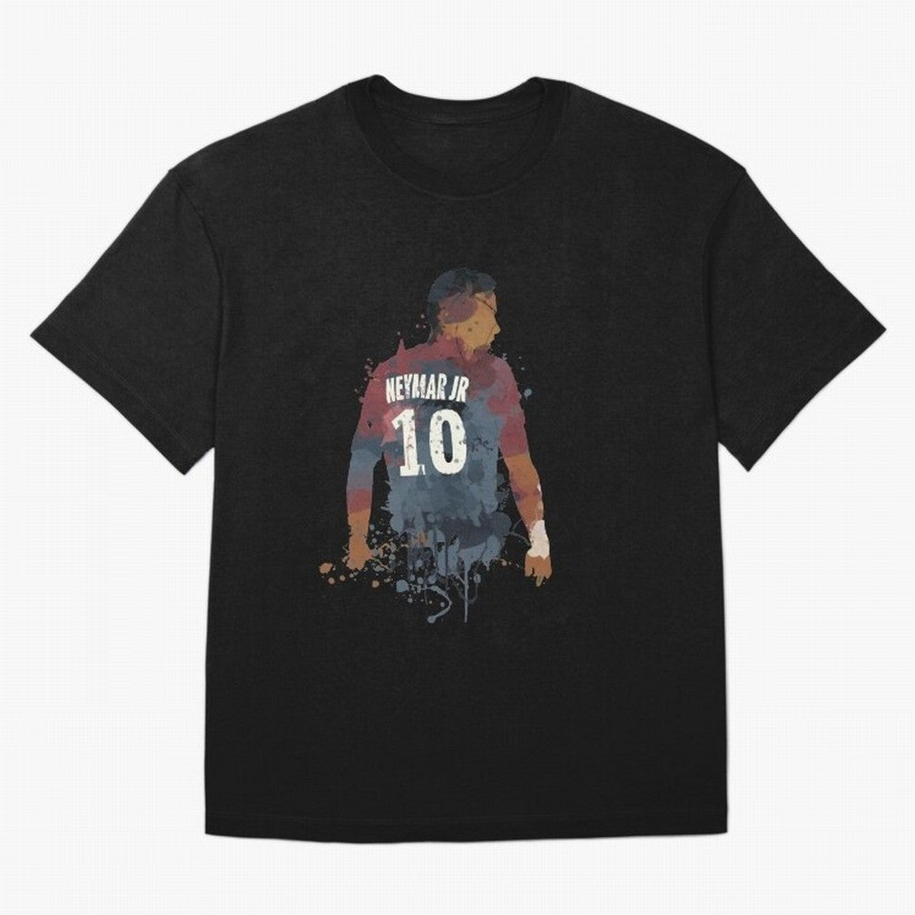 Neymar Brazilian Legend Art Oversized T-Shirt Turn Up for FIFA World Cup 2026 USA Canada Mexico Featuring Cristiano Ronaldo, France and Portugal Energy, Supporter Pride, Iconic Celebrations, Legendary Names and Global Match Day Energy; Perfect for