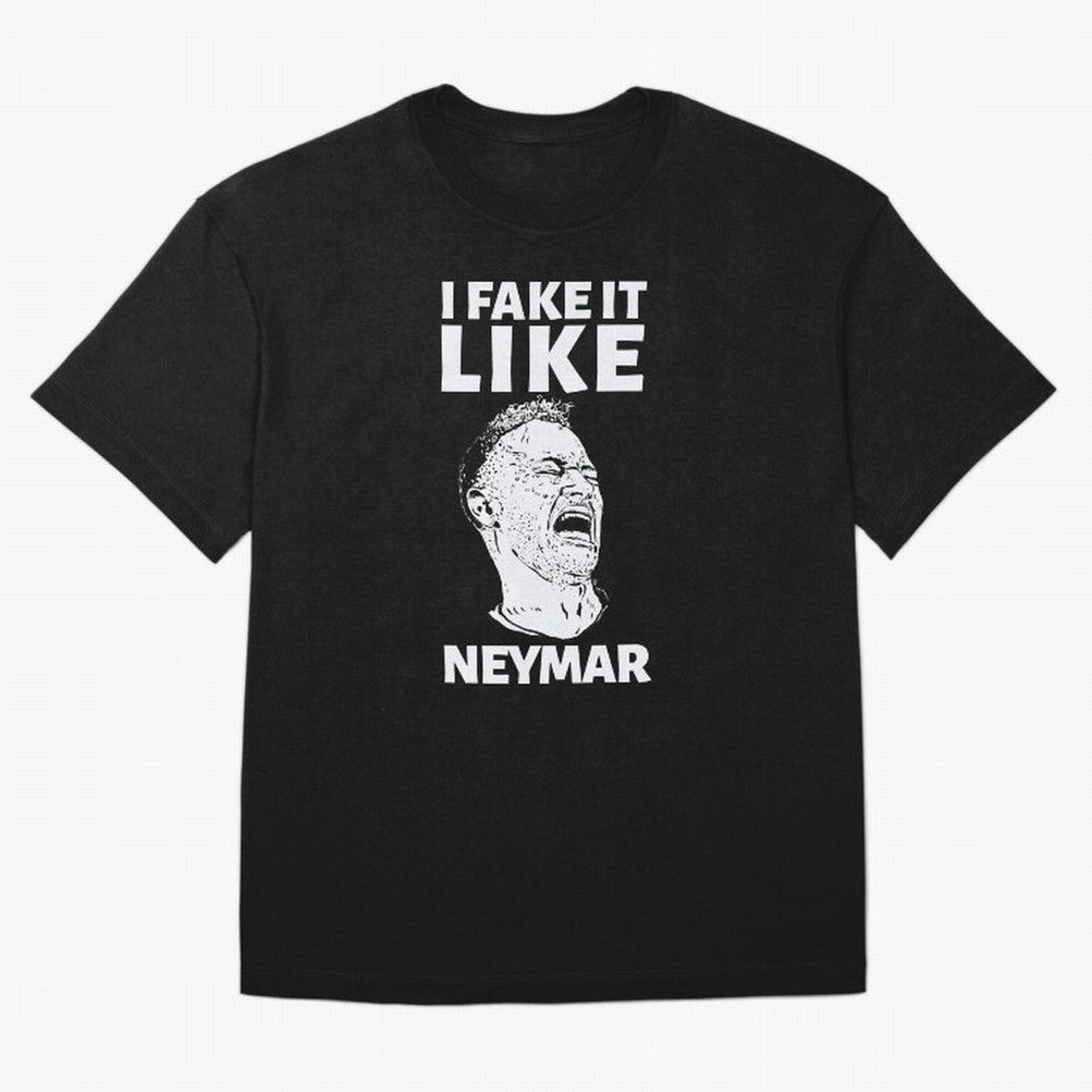 I FAKE IT LIKE NEYMAR Oversized T-Shirt Follow Every Goal of Global Football Passion for FIFA World Cup 2026 Group Stage, with Cristiano Ronaldo, Haaland and CR7, England, Tournament Hype, Historic Matchups, Family Viewing Parties and Global Sports