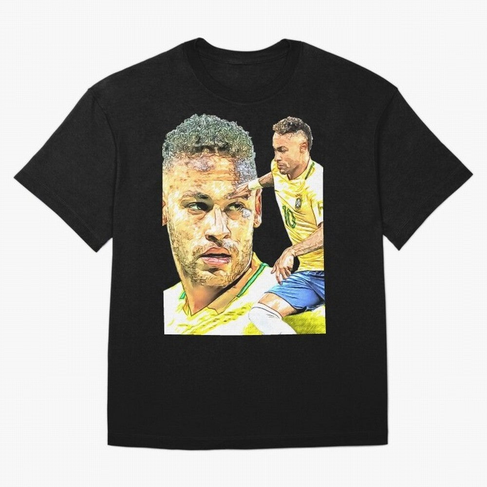 Neymar Futbol Oversized T-Shirt Feel the Roar of Match Day Hype around FIFA World Cup 2026, Messi and Cristiano Ronaldo, France and Portugal, Retro Football Energy, Iconic Rivalries, Trophy Chase Drama and Stadium Atmosphere; Made for Die Hard