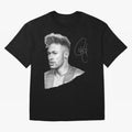 Neymar in black & white with signature Classic T-Shirt Celebrate the Magic of FIFA World Cup 2026 with Mbappe and Neymar, France and Portugal Energy, Stadium Memories, Football Loyalty, International Chants and Championship Tradition; Perfect for