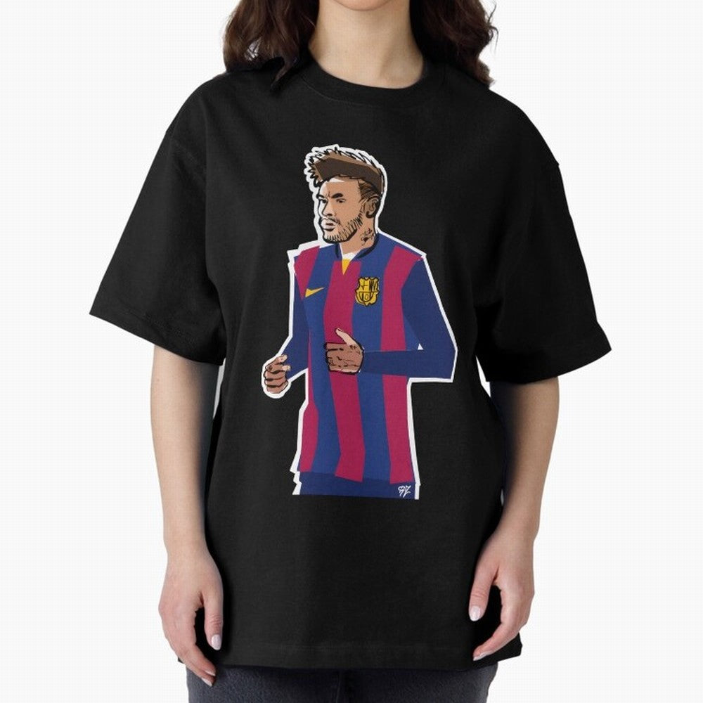 Neymar prime Oversized T-Shirt Celebrate Classic Football Spirit in the FIFA World Cup 2026 USA Canada Mexico Journey through Neymar Highlights, Argentina, France and Brazil Pride, Stadium Chants, National Pride, Trophy Dreams and Unforgettable