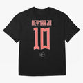 Neymar 10 Oversized T-Shirt Show Fan Pride Across FIFA World Cup 2026 for Fans of Haaland and Mbappe and England and Germany, Bringing Worldwide Fan Energy, Dramatic Goals, Stadium Lights and Championship Celebrations; Perfect for People Who Love