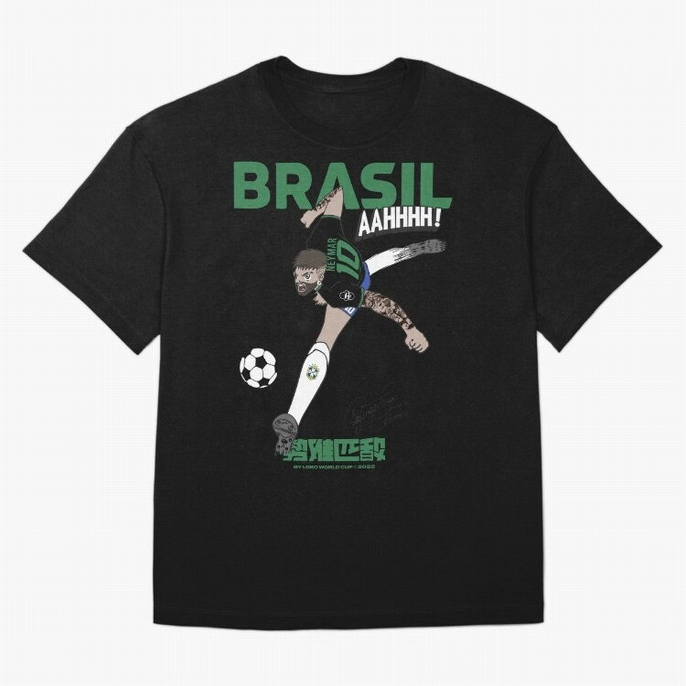 NEYMAR BRAZIL Oversized T-Shirt Unlock the FIFA World Cup 2026 Group Stage Journey through CR7 Highlights, Portugal, Spain and Germany Pride, Tournament Hype, Historic Matchups, Family Viewing Parties and Global Sports Pride; Created for Match Day