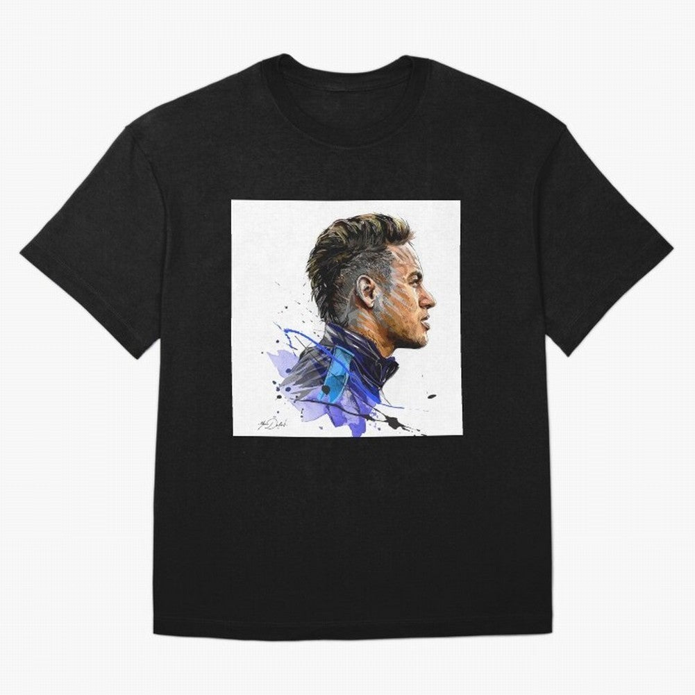 Neymar Design Oversized T-Shirt Bring Retro Soccer Energy to FIFA World Cup 2026 Group Stage for Fans of Mbappe and Neymar and Portugal, Spain and Germany, Bringing Soccer Culture, Superstar Moments, National Team Dreams and Competitive Fire; Great