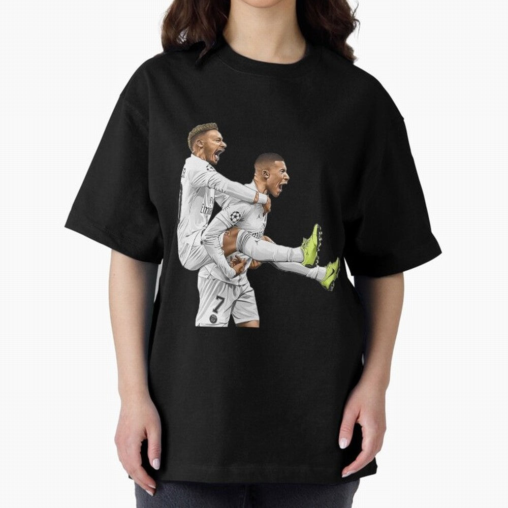 Illustration Neymar Classic T-Shirt Bring a Vintage Feel to FIFA World Cup 2026 Group Stage with Messi, CR7 and Mbappe, England, France and Netherlands Energy, Match Day Excitement, Supporter Culture, Golden Goals and Global Football Passion; Great