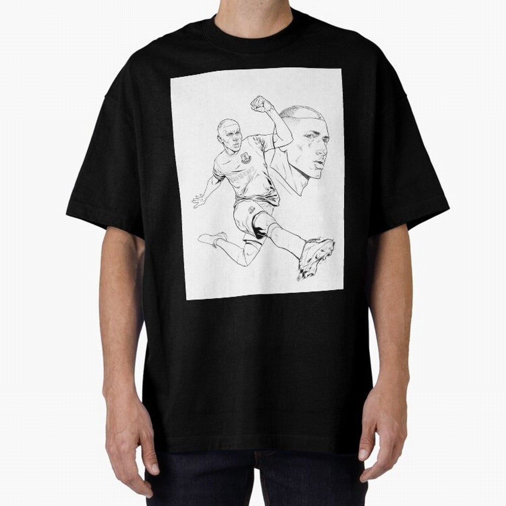 richarlison Oversized T-Shirt Live the Energy of the FIFA World Cup 2026 USA Canada Mexico Journey through Cristiano Ronaldo Highlights, Spain Pride, Football Festival Excitement, Trophy Ambitions, Country Rivalries and Star Player Buzz; Perfect