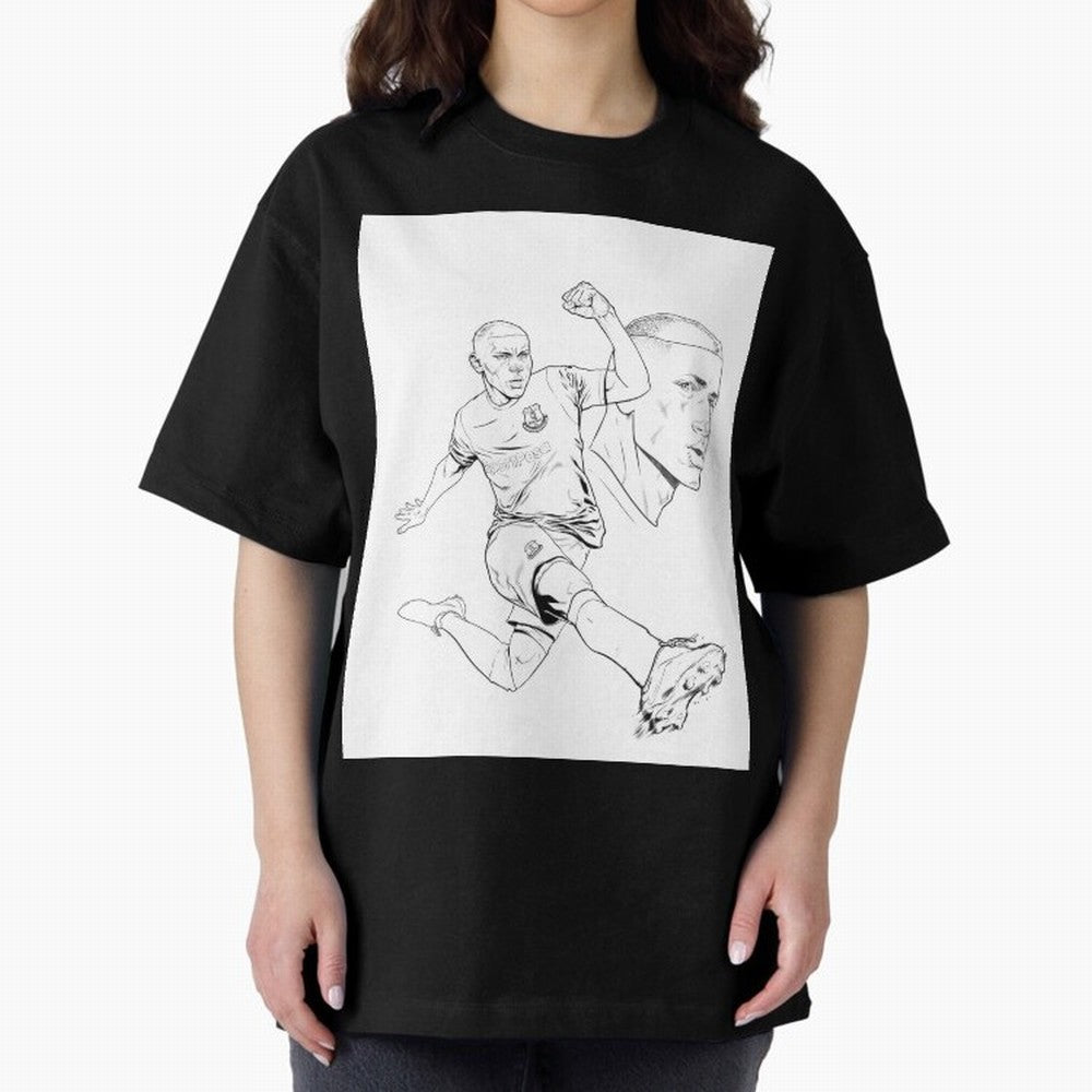 richarlison Oversized T-Shirt Live the Energy of the FIFA World Cup 2026 USA Canada Mexico Journey through Cristiano Ronaldo Highlights, Spain Pride, Football Festival Excitement, Trophy Ambitions, Country Rivalries and Star Player Buzz; Perfect