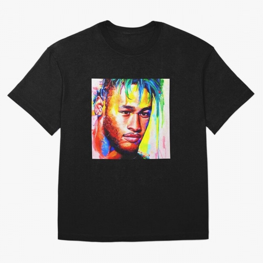 a game with Neymar Classic T-Shirt Experience the Global Stage of FIFA World Cup 2026 Group Stage for Fans of Messi and Cristiano Ronaldo and England, Bringing Vintage Soccer Flavor, Modern Football Stars, National Flags and Final Night Emotion;
