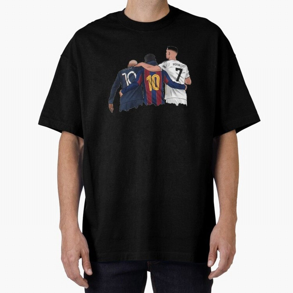 Football Messi, Ronaldo, neymar tshirt Classic T-Shirt Celebrate National Team Dreams in FIFA World Cup 2026 Spirit, with Netherlands, Neymar, Haaland and Cristiano Ronaldo, Classic Soccer Heritage, Championship Pressure, Fan Loyalty and
