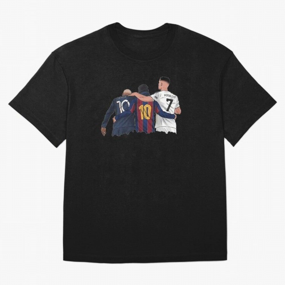 Football Messi, Ronaldo, neymar tshirt Classic T-Shirt Celebrate National Team Dreams in FIFA World Cup 2026 Spirit, with Netherlands, Neymar, Haaland and Cristiano Ronaldo, Classic Soccer Heritage, Championship Pressure, Fan Loyalty and