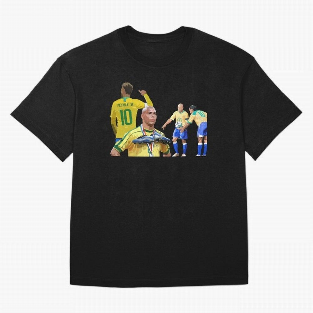 Brazilian Icons Oversized T-Shirt Join the Countdown to Global Football Passion for FIFA World Cup 2026 Group Stage, Connected to Haaland, Argentina and Brazil, Football History, Final Match Energy, Crowd Noise and Once in a Lifetime Moments; Great