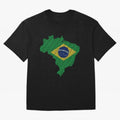 Map of Brazil (Brazil) Classic T-Shirt Celebrate Football Dreams Across FIFA World Cup 2026 Group Stage for Fans of Messi and Germany, Bringing Global Supporter Spirit, Legendary Goals, National Colors and Tournament Celebration; Made for