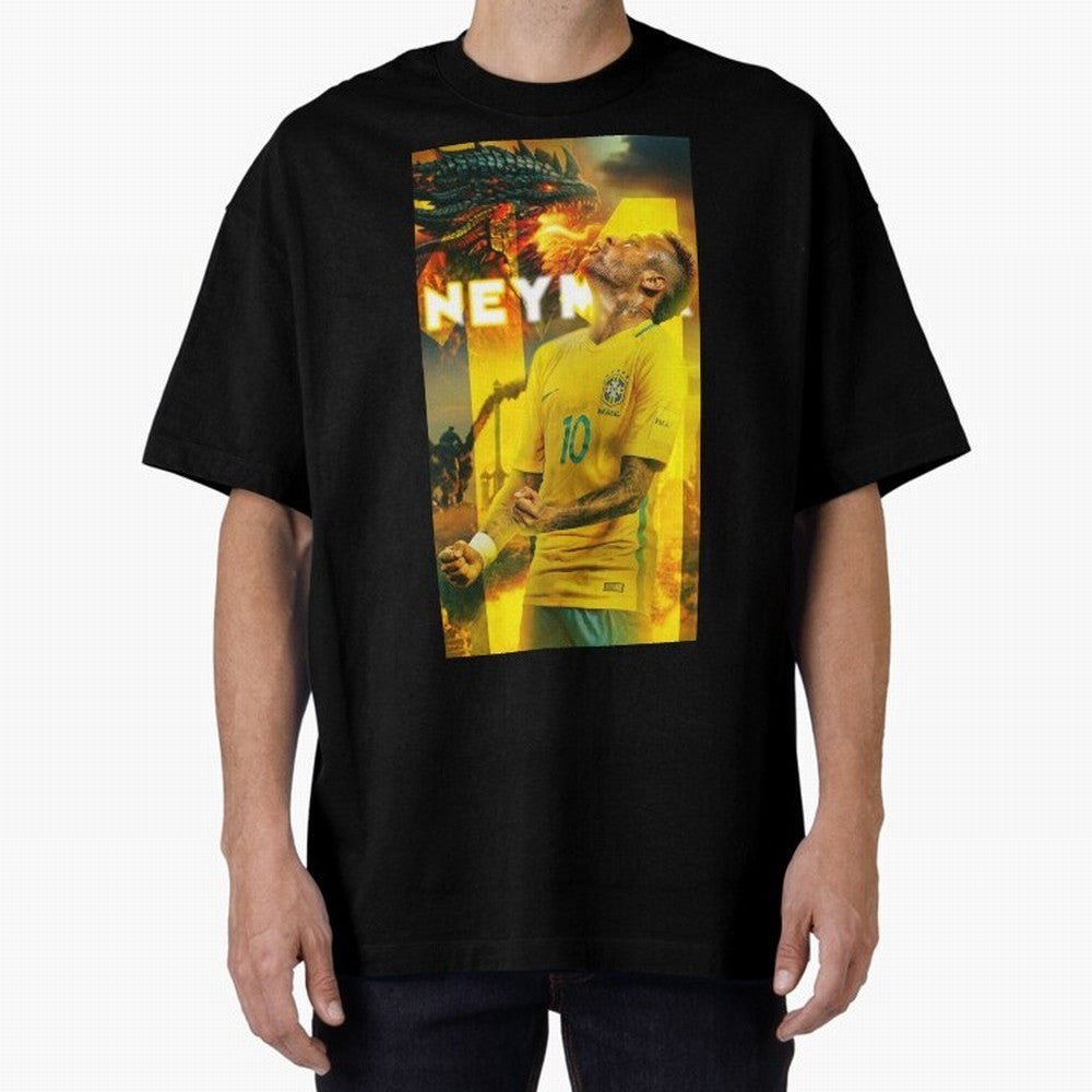 Art Neymar Wallpaper Classic T-Shirt Live the Energy of FIFA World Cup 2026 Group Stage Spirit, Celebrating Argentina and Brazil, Messi, CR7 and Mbappe, Vintage Soccer Flavor, Modern Football Stars, National Flags and Final Night Emotion; Ideal for