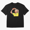 World Cup Neymar Oversized T-Shirt Capture FIFA World Cup 2026 USA Canada Mexico Spirit, Featuring Brazil, Cristiano Ronaldo, Haaland and CR7, Championship Spirit, Famous Goals, Roaring Crowds and International Football Unity; Ideal for Football