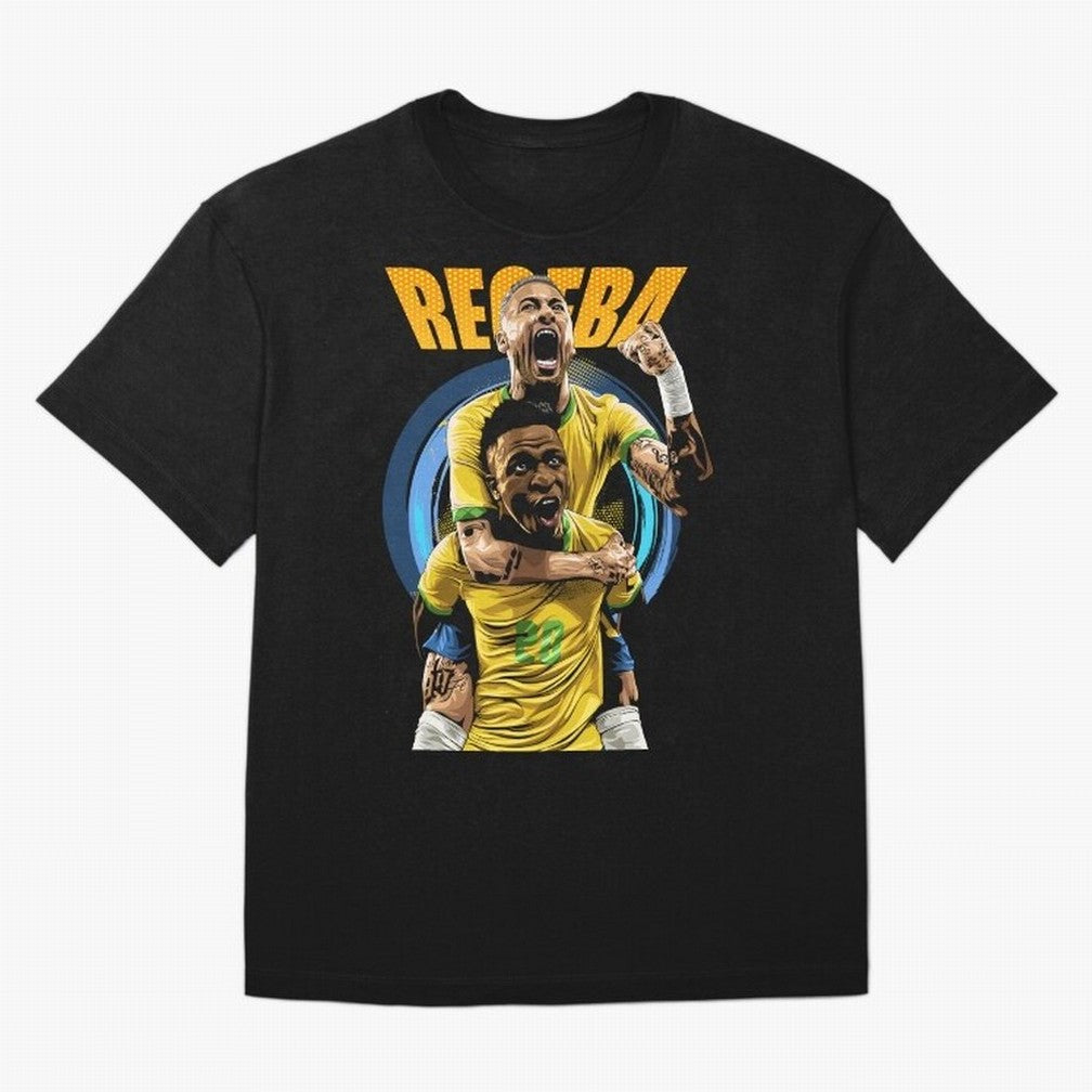 RECEBA Classic T-Shirt Celebrate FIFA World Cup 2026 Group Stage Spirit, Centered on Netherlands, Messi and Cristiano Ronaldo, Classic Soccer Heritage, Championship Pressure, Fan Loyalty and International Pride; Ideal for Fans Who Follow Messi,