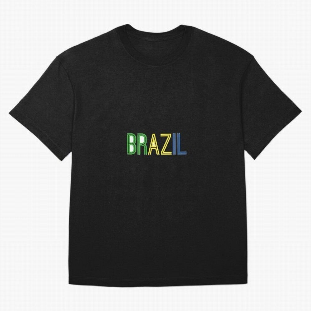 Simple Brazil Sticker Classic T-Shirt Cheer through Every Moment of Match Day Hype around FIFA World Cup 2026, Mbappe, England, Goal Celebration Energy, Supporter Heritage, Football Icons and Worldwide Tournament Joy; Made for Collectors Who Enjoy