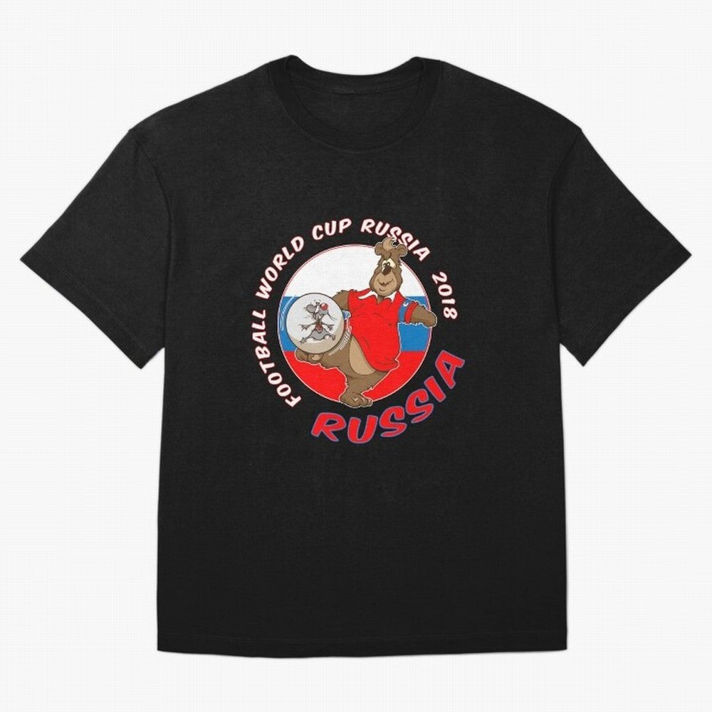 Russia football World Cup Russia 2018 T shirt and merchandise Oversized T-Shirt Celebrate Fan Favorites in Match Day Hype around FIFA World Cup 2026, Haaland and Mbappe, Brazil, Sports Nostalgia, International Competition, Famous Players and