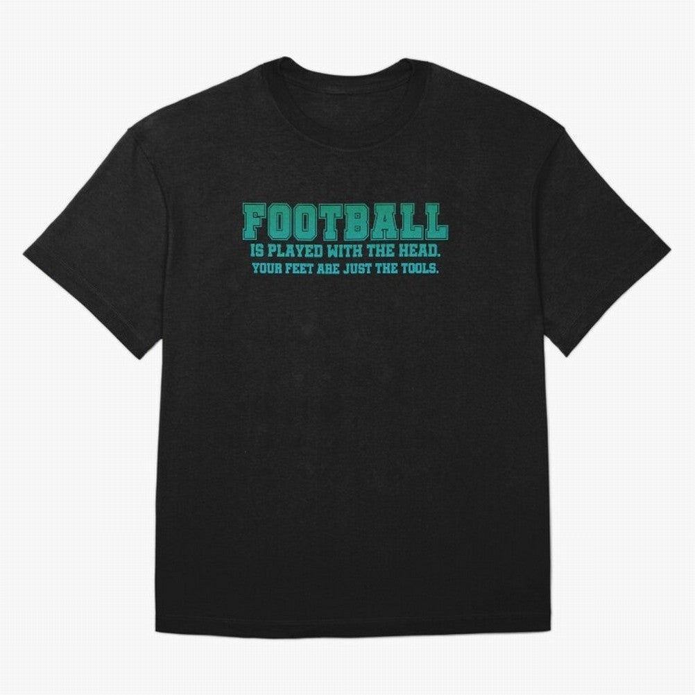 Football is played with the head. Classic T-Shirt Celebrate FIFA World Cup 2026 USA Canada Mexico for Fans of Mbappe and Neymar and France and Portugal, Bringing Football Passion, Legendary Performances, Festival Vibes and Supporter Community;