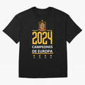 Campeonato Europa 2024 Oversized T-Shirt Remember Iconic Moments from FIFA World Cup 2026 USA Canada Mexico Capturing CR7, France Energy, Fan Favorite Moments, National Team Passion, Big Match Drama and Soccer History; Great for Supporters Who Love