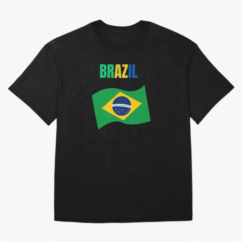 I love Brazil Oversized T-Shirt Represent Football Lovers during the FIFA World Cup 2026 Group Stage Journey through Cristiano Ronaldo Highlights, Spain and Netherlands Pride, Football Passion, Legendary Performances, Festival Vibes and Supporter