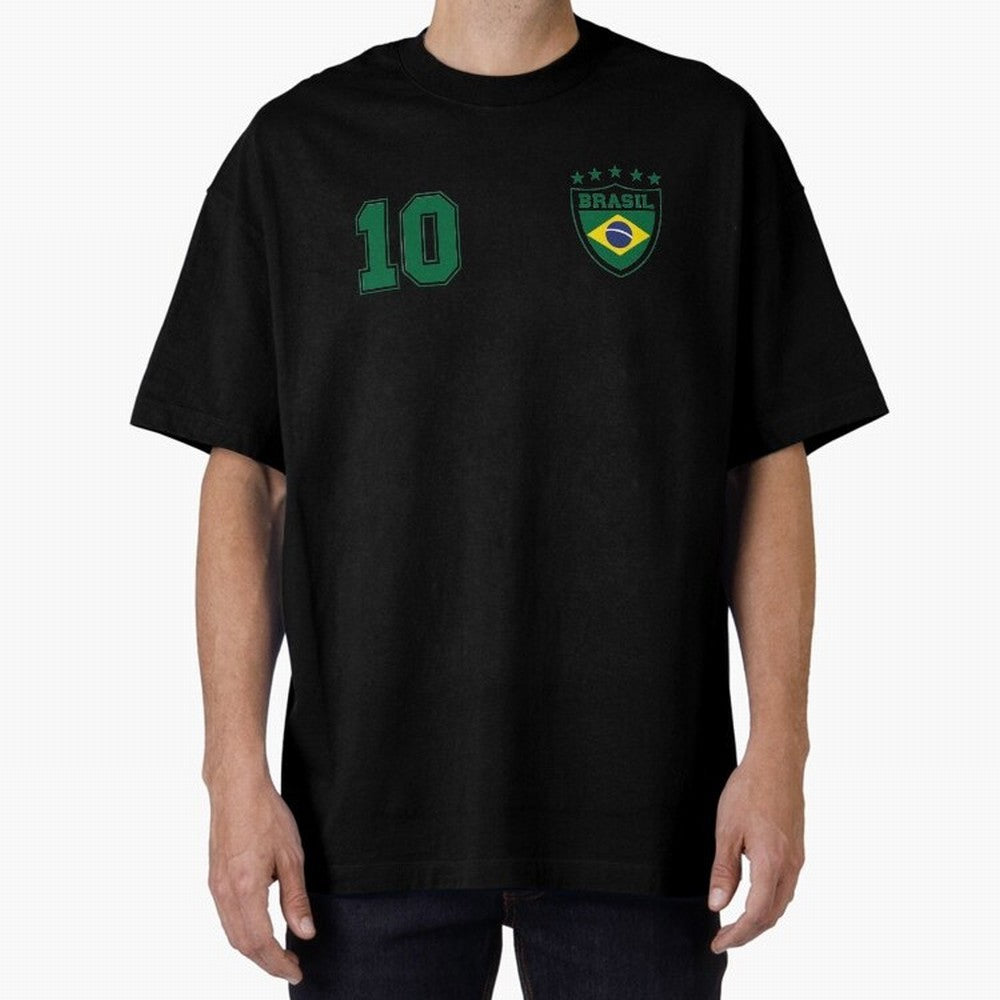 Classic Brasil Soccer No. 10 Brazil World Jersey Cup T Shirt Classic T-Shirt Refresh FIFA World Cup 2026 Group Stage Made for Messi, France Energy, Fan Favorite Moments, National Team Passion, Big Match Drama and Soccer History; Ideal for Football