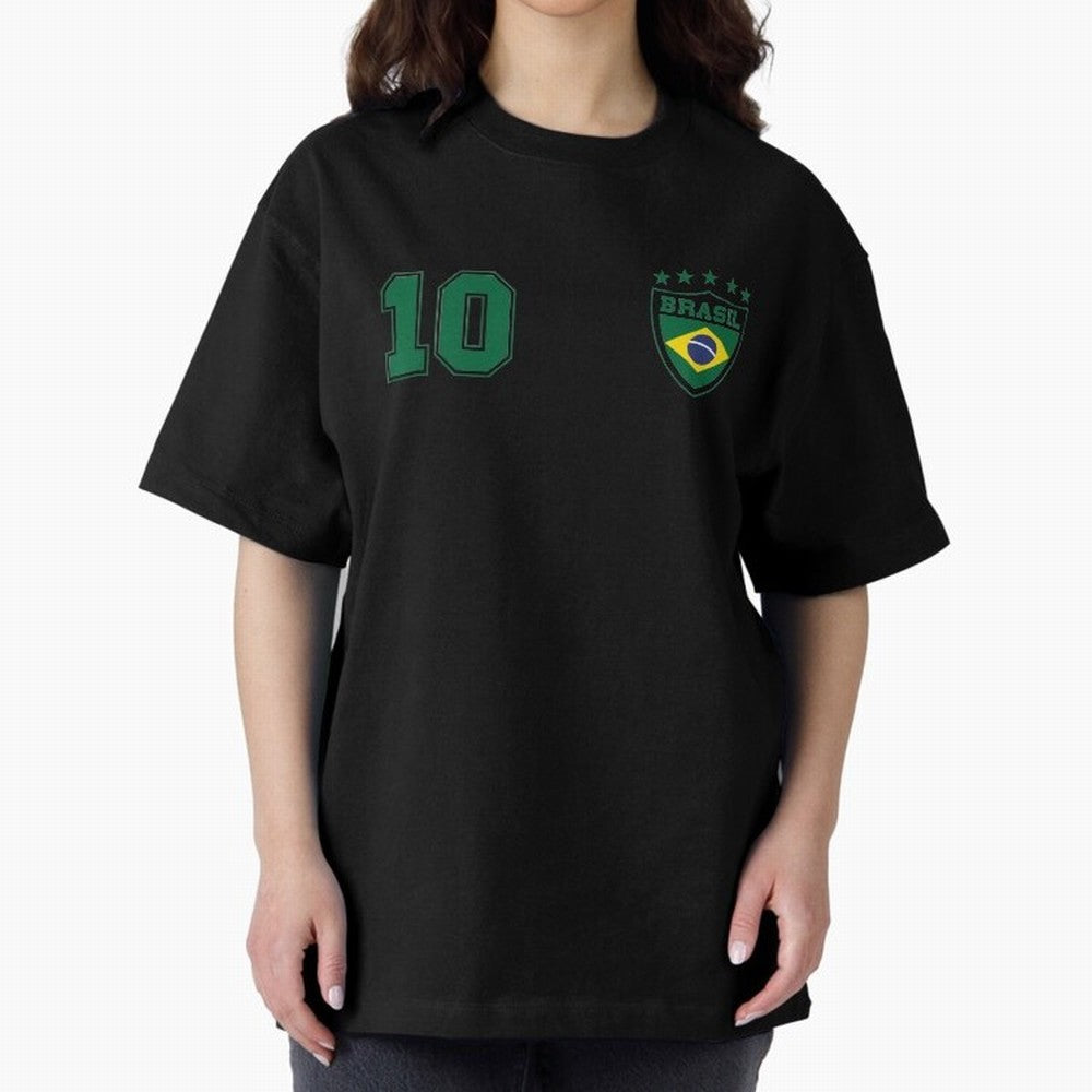 Classic Brasil Soccer No. 10 Brazil World Jersey Cup T Shirt Classic T-Shirt Refresh FIFA World Cup 2026 Group Stage Made for Messi, France Energy, Fan Favorite Moments, National Team Passion, Big Match Drama and Soccer History; Ideal for Football