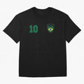Classic Brasil Soccer No. 10 Brazil World Jersey Cup T Shirt Classic T-Shirt Refresh FIFA World Cup 2026 Group Stage Made for Messi, France Energy, Fan Favorite Moments, National Team Passion, Big Match Drama and Soccer History; Ideal for Football