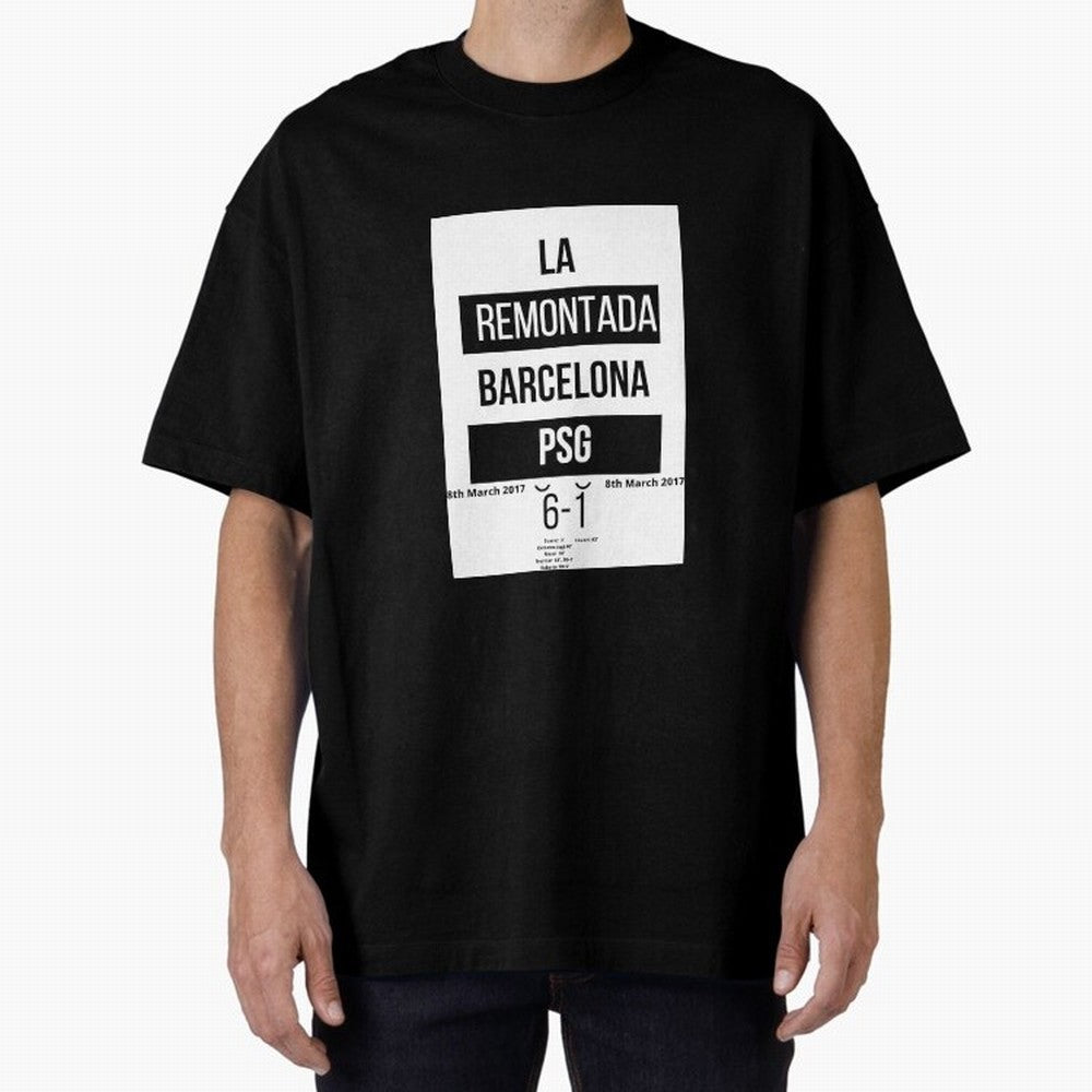 La Remontada Oversized T-Shirt Experience the FIFA World Cup 2026 USA Canada Mexico Journey through Messi, CR7 and Mbappe Highlights, Germany Pride, Football Passion, Legendary Performances, Festival Vibes and Supporter Community; Ideal for