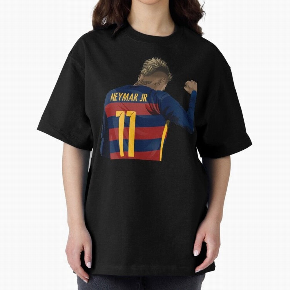 Neymar Oversized T-Shirt Bring a Champion Mindset to FIFA World Cup 2026 Inspired by CR7, England, France and Netherlands Energy, Classic Soccer Heritage, Championship Pressure, Fan Loyalty and International Pride; Great for Watch Parties, Sports