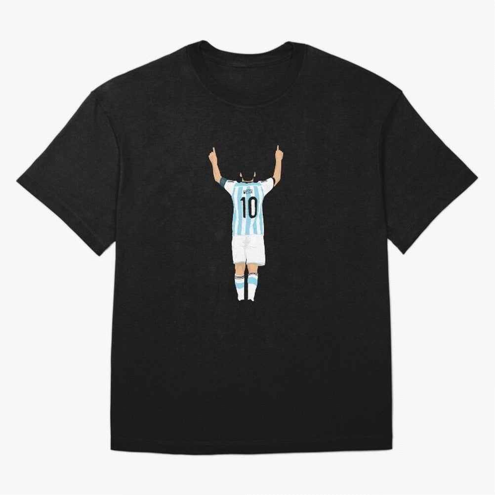 LEO MESSI ILLUSTRATION Classic T-Shirt Experience the FIFA World Cup 2026 Group Stage Journey through Messi and Cristiano Ronaldo Highlights, Argentina and Brazil Pride, Soccer Culture, Superstar Moments, National Team Dreams and Competitive Fire;