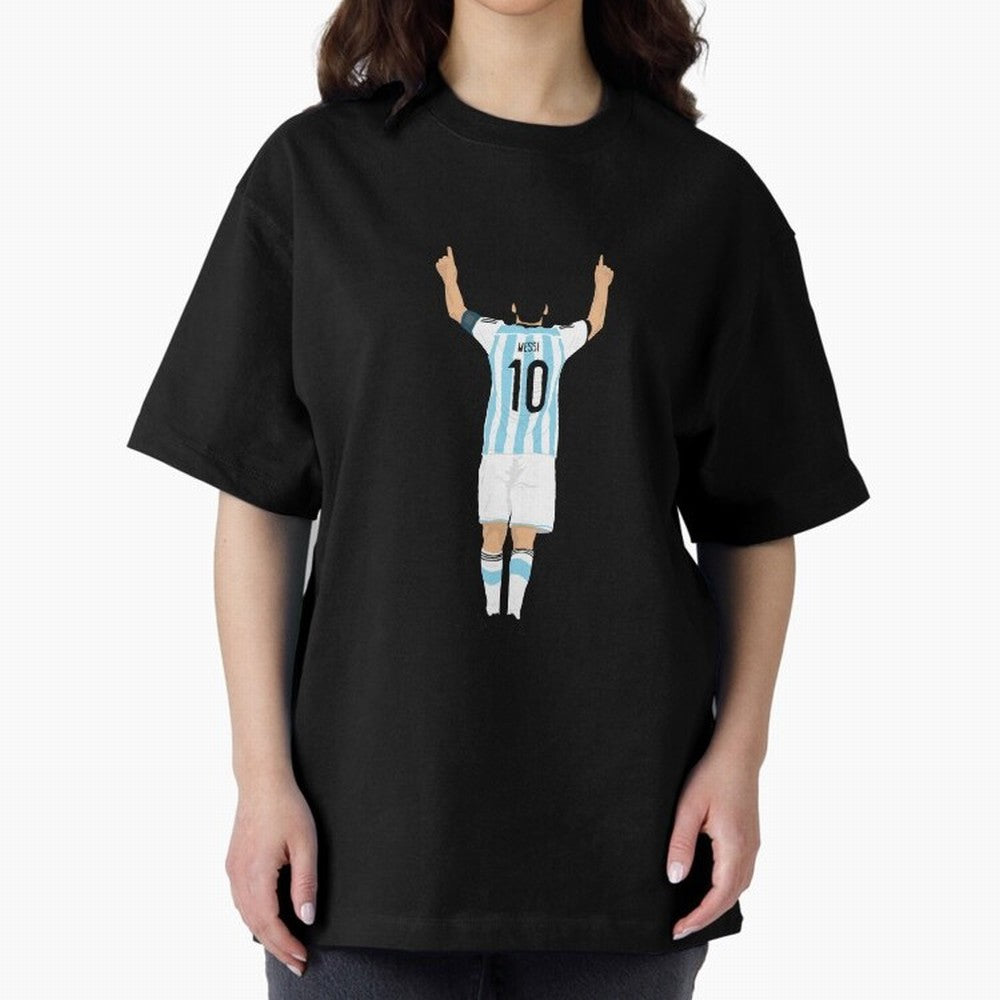 LEO MESSI ILLUSTRATION Classic T-Shirt Experience the FIFA World Cup 2026 Group Stage Journey through Messi and Cristiano Ronaldo Highlights, Argentina and Brazil Pride, Soccer Culture, Superstar Moments, National Team Dreams and Competitive Fire;