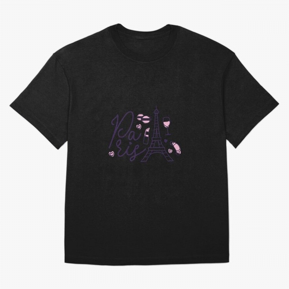 Paris Lover Pink Design Classic T-Shirt Join Supporters Worldwide for Match Day Hype around FIFA World Cup 2026 Group Stage, Cristiano Ronaldo, Argentina and Brazil, Goal Celebration Energy, Supporter Heritage, Football Icons and Worldwide
