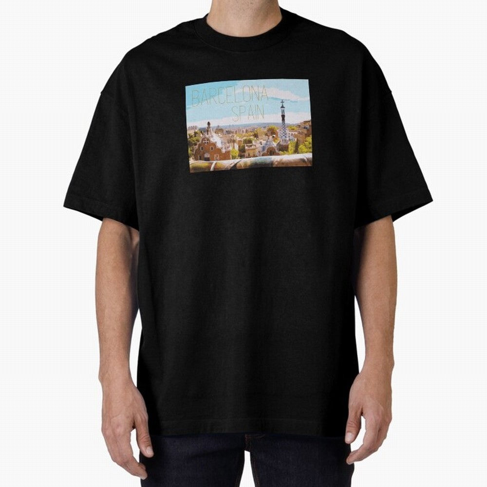 Barcelona Print Oversized T-Shirt Honor the Beautiful Game during the FIFA World Cup 2026 Group Stage Journey through Neymar, Haaland and Cristiano Ronaldo Highlights, Argentina and Brazil Pride, Stadium Memories, Football Loyalty, International