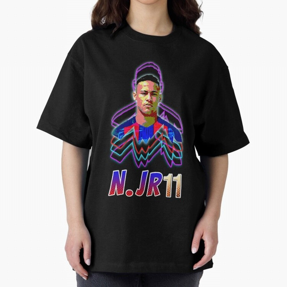 Neymar - Neon T-Shirt Essential T-Shirt Celebrate National Team Dreams in Match Day Hype around FIFA World Cup 2026 USA Canada Mexico, CR7, France and Portugal, Match Day Excitement, Supporter Culture, Golden Goals and Global Football Passion;