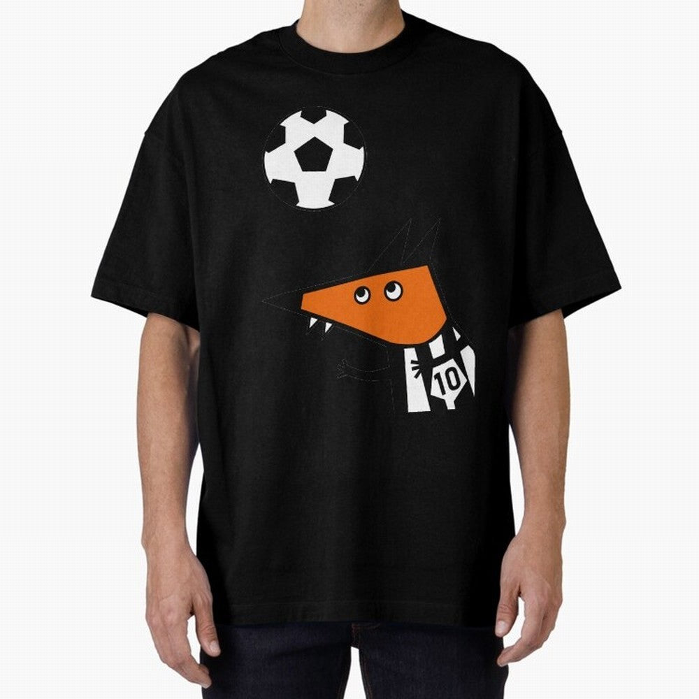 Football FOX Oversized T-Shirt Celebrate National Team Dreams in FIFA World Cup 2026 for Fans of Messi and Cristiano Ronaldo and France, Bringing Game Day Rituals, Football Legends, Country Pride and the Road to the Final; Perfect for Fans,