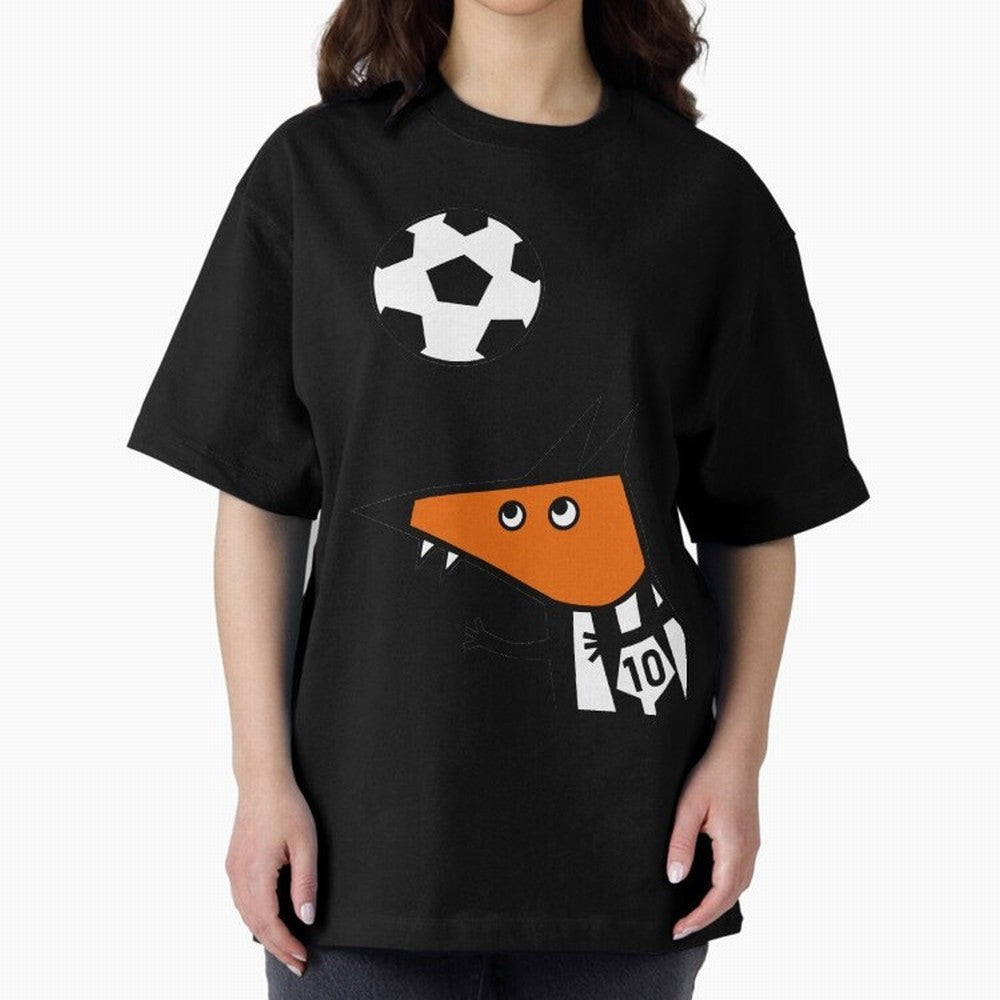 Football FOX Oversized T-Shirt Celebrate National Team Dreams in FIFA World Cup 2026 for Fans of Messi and Cristiano Ronaldo and France, Bringing Game Day Rituals, Football Legends, Country Pride and the Road to the Final; Perfect for Fans,