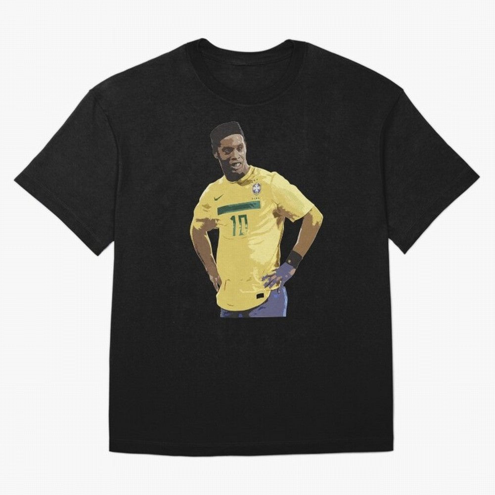 Ronaldinho Brazil Joga Bonito Classic T-Shirt Stand with Global Football Passion for FIFA World Cup 2026 USA Canada Mexico, Centered on Haaland, England and Germany, Classic Soccer Heritage, Championship Pressure, Fan Loyalty and International