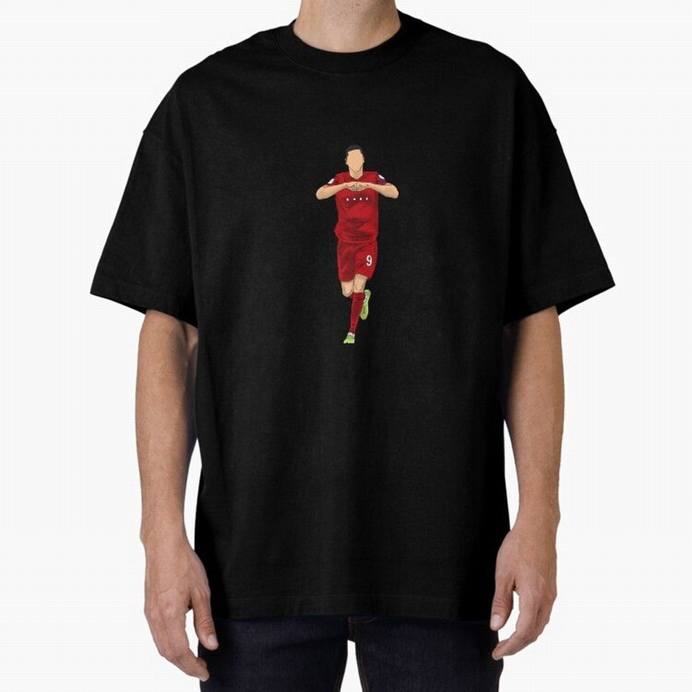 Celebration Oversized T-Shirt Show Championship Spirit for FIFA World Cup 2026 Group Stage Spirit, Centered on Spain and Netherlands, Haaland and Mbappe, Championship Spirit, Famous Goals, Roaring Crowds and International Football Unity; Made for
