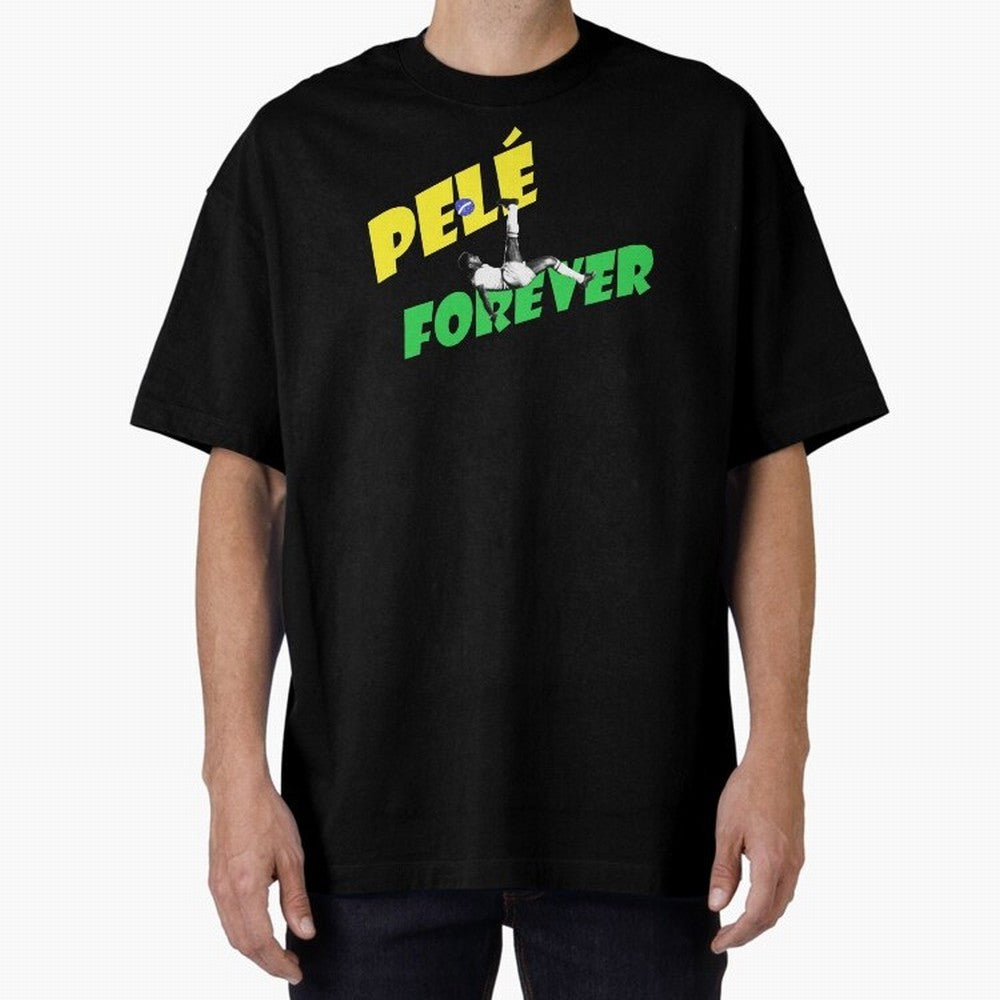 Pel¨¦ Forever Classic T-Shirt Cheer for Match Day Hype around FIFA World Cup 2026, Messi and Cristiano Ronaldo, England and Germany, Championship Spirit, Famous Goals, Roaring Crowds and International Football Unity; Great for Watch Parties, Sports