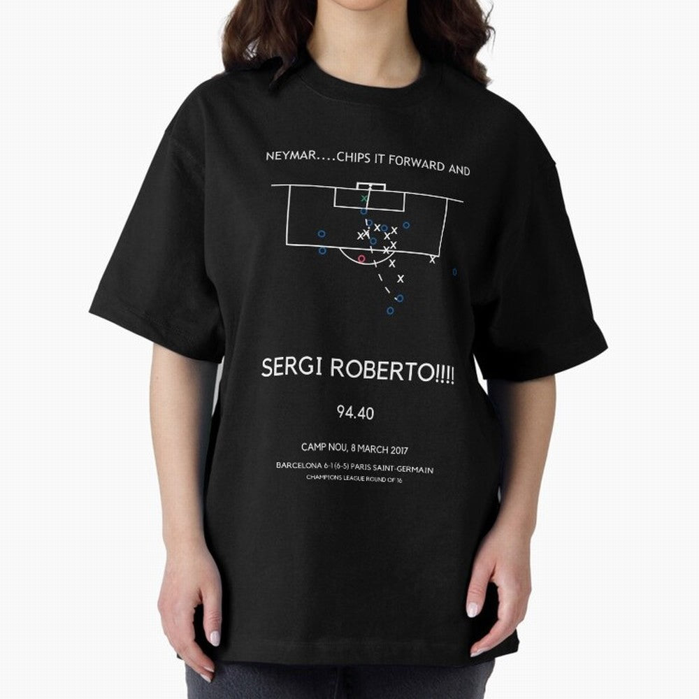 Sergi Roberto Winning Goal vs PSG (La Remontada) Classic T-Shirt Make Every Match About FIFA World Cup 2026 Group Stage for Fans of Messi, CR7 and Mbappe and Netherlands, Bringing Stadium Chants, National Pride, Trophy Dreams and Unforgettable
