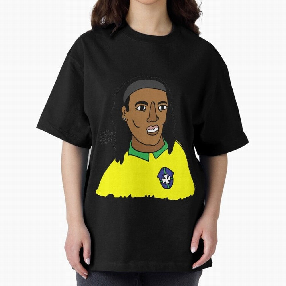 Ronaldinho Brazil Football Ball Life Classic T-Shirt Celebrate National Team Dreams in FIFA World Cup 2026 USA Canada Mexico Spirit, Filled with England, Haaland, Supporter Pride, Iconic Celebrations, Legendary Names and Global Match Day Energy;