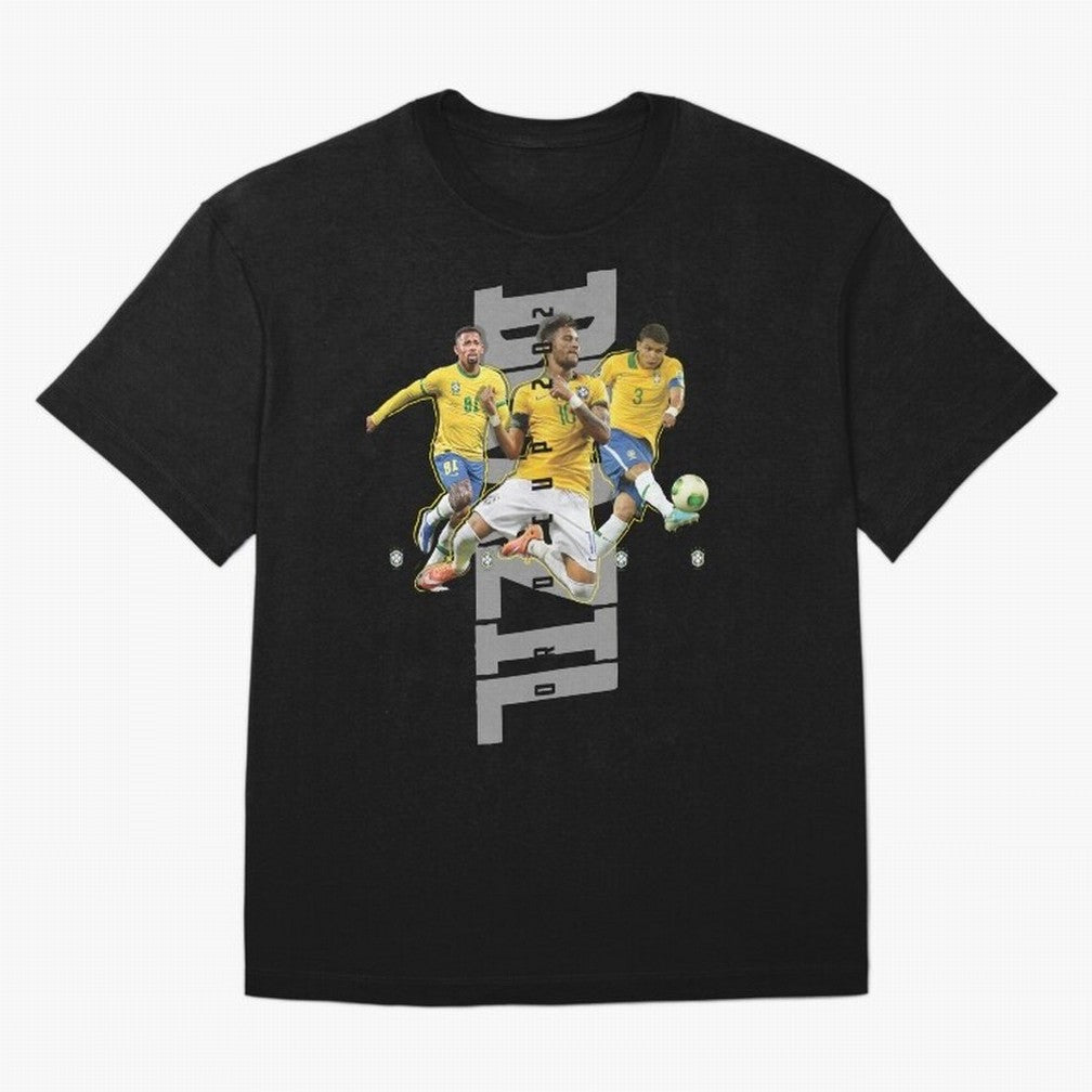 Brazil World cup 2022 Oversized T-Shirt Capture FIFA World Cup 2026 Group Stage Spirit, Driven by Portugal, CR7, Football Festival Excitement, Trophy Ambitions, Country Rivalries and Star Player Buzz; Perfect for Supporters Who Want Bold Football