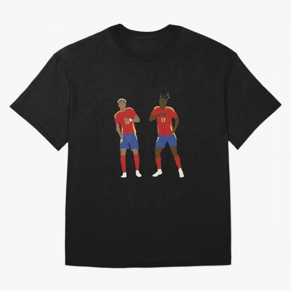 Yamal and Williams Dance Duo Oversized T-Shirt Carry the Dream of FIFA World Cup 2026 Spirit, Featuring Netherlands, Neymar, Tournament Hype, Historic Matchups, Family Viewing Parties and Global Sports Pride; Built for Supporters Chasing Trophy