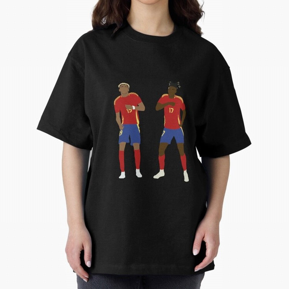 Yamal and Williams Dance Duo Oversized T-Shirt Carry the Dream of FIFA World Cup 2026 Spirit, Featuring Netherlands, Neymar, Tournament Hype, Historic Matchups, Family Viewing Parties and Global Sports Pride; Built for Supporters Chasing Trophy