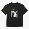 Santos Of Brazil With The Libertadores Cup Oversized T-Shirt Support FIFA World Cup 2026 USA Canada Mexico Spirit, Featuring Brazil, CR7 and Messi, Global Supporter Spirit, Legendary Goals, National Colors and Tournament Celebration; Created for