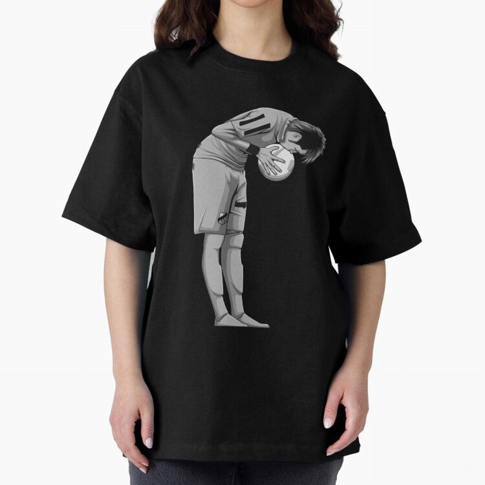 Neymar Black and White Version Oversized T-Shirt Keep the Match Day Mood of FIFA World Cup 2026 Spirit, Filled with Portugal, Spain and Germany, Cristiano Ronaldo, Haaland and CR7, Game Day Rituals, Football Legends, Country Pride and the Road to