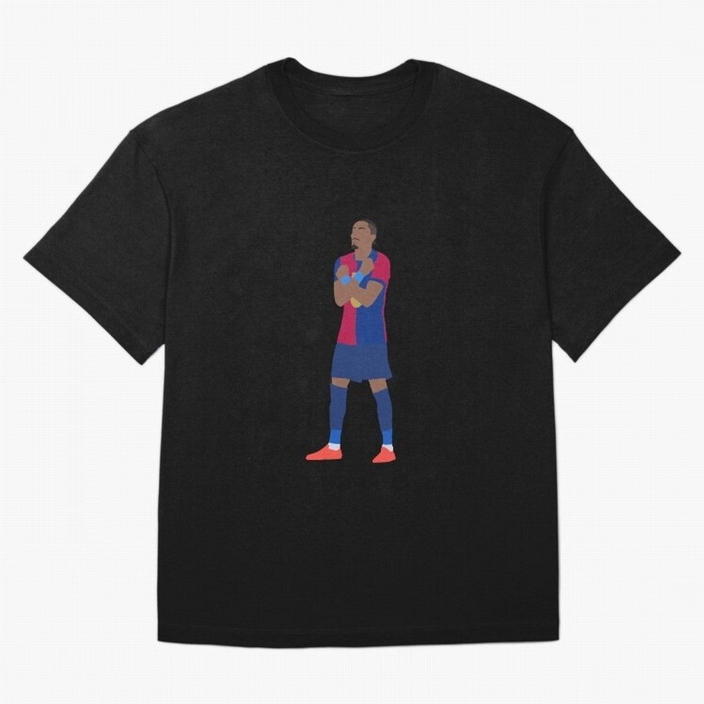 Raphinha Barcelona Celebration Classic T-Shirt Bring World Football Passion into Match Day Hype around FIFA World Cup 2026, Neymar, Haaland and Cristiano Ronaldo, England, France and Netherlands, Championship Spirit, Famous Goals, Roaring Crowds